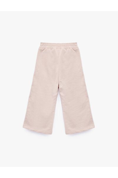 Koton Pamuklu Beli Lastikli Geniş Paça Eşofman Altı