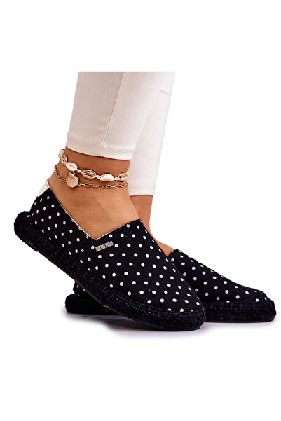Big Star Shoes Women's Espadrilles with Polka Dots Big Star JJ274867 Black 37