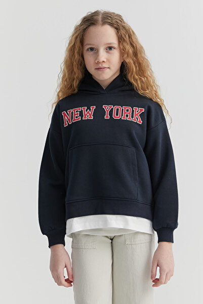 PAULMARK Світшот для дівчинки з капюшоном