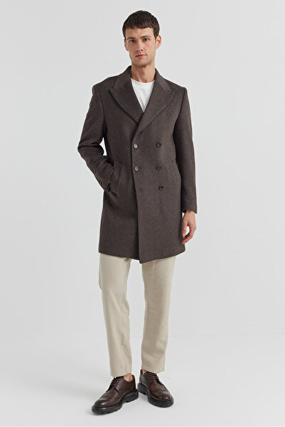 PAULMARK Men's Classic Long Coat