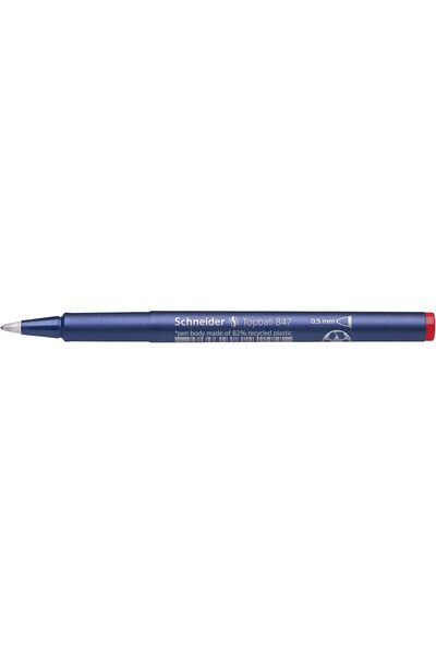 SCHNEIDER Topball 847 Ballpoint Pen - Red (Pack of 10)