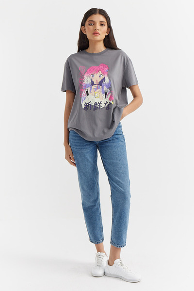 PAULMARK Γυναικείο μπλουζάκι με στάμπα