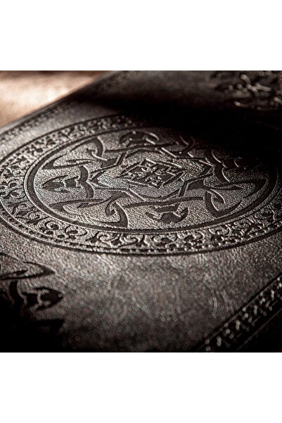 genernic Kaji Classic Men's Leather Journal Softcover, Ruled, 5.7 x 8.3 in, Black, 296 Pages