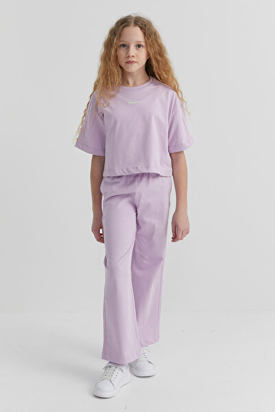 PAULMARK Pantaloni de sport pentru fete cu talie elastică