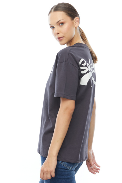 PAULMARK Μπλουζάκι Coffee Printed Oversize