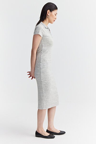 PAULMARK Γυναικείο φόρεμα με λαιμό πόλο