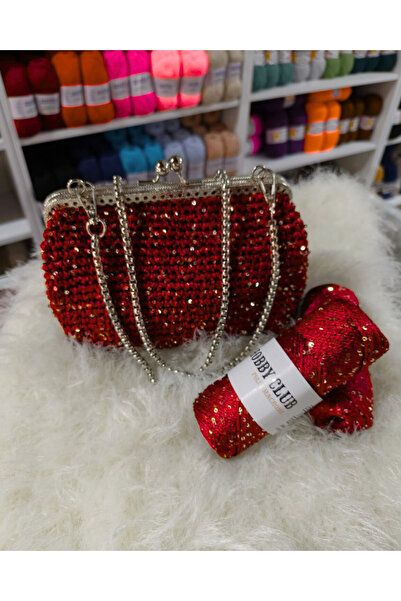 MAZSAY El Emeği El Örgüsü Klipsli Abiye Çanta