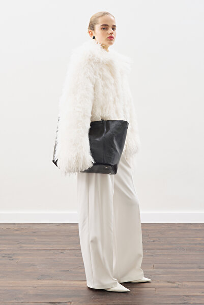 Manuka Mara Fur Jacket Ecru