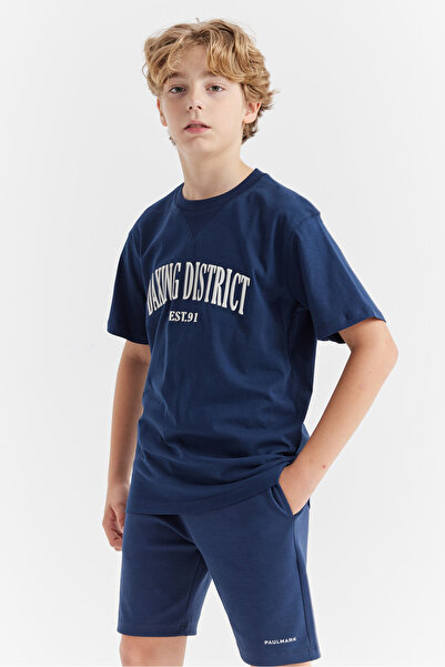 PAULMARK Tricou imprimat în relief pentru băiat