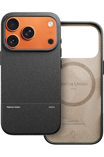 Native Union جراب ماج سيف RE CLASSIC لجهاز iPhone 17 Pro - أسود