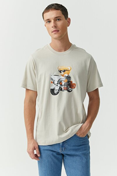 PAULMARK με τύπωμα Βασικό μπλουζάκι