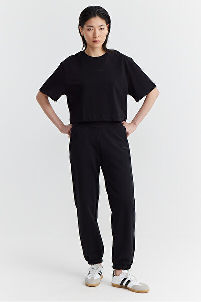 PAULMARK Women's Sweat Bottoms with Elastic Waist and Legs