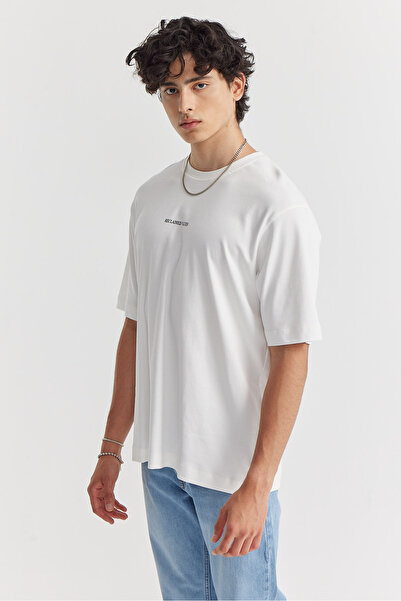 PAULMARK Textul masculin cu imprimeu tricou