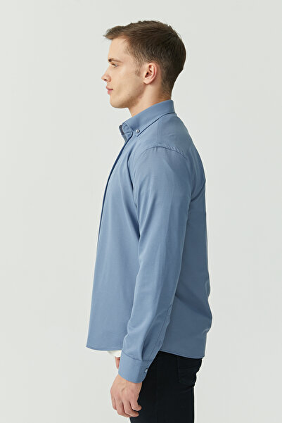 PAULMARK Κανονικό πουκάμισο με κουμπιά στο γιακά