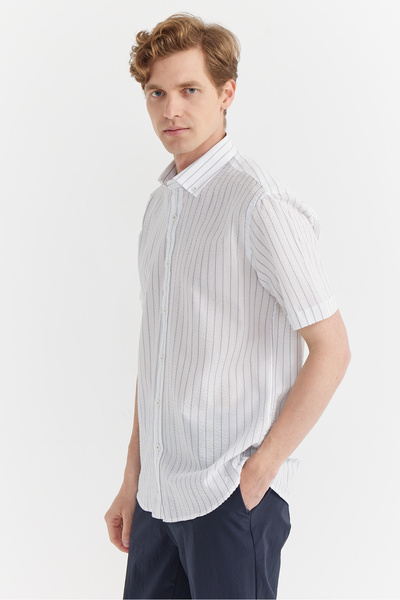 PAULMARK Ανδρικό πουκάμισο με ρίγες