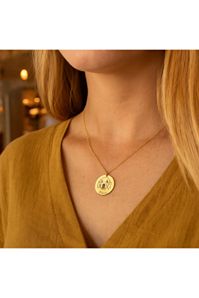 Soleildor Köpek, Kedi Fotoğrafı ve İsimli Gümüş Kolye