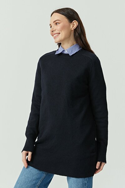 PAULMARK Γυναικείο πλεκτό τούνικ με λαιμόκοψη