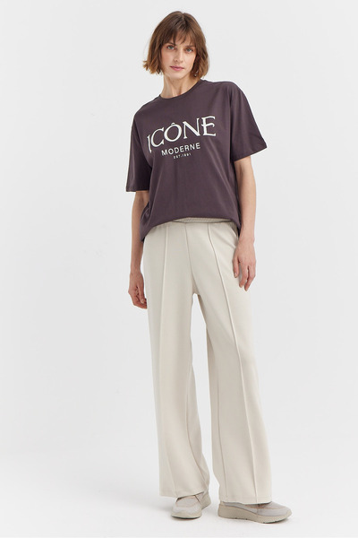 PAULMARK Pantaloni de sport pentru femei cu cusătură frontală