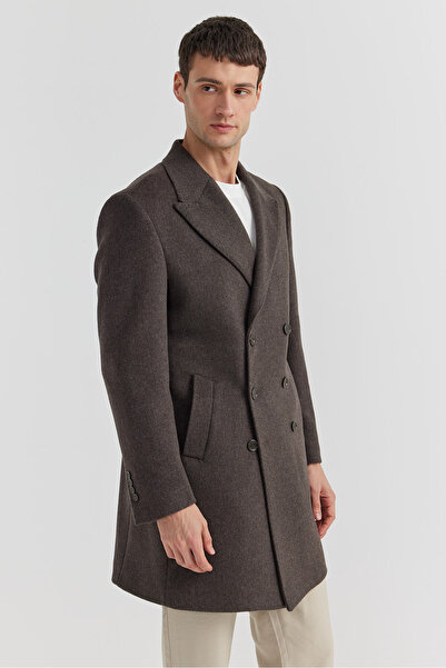 PAULMARK Men's Classic Long Coat