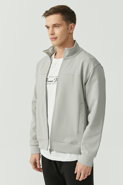 PAULMARK Λεπτό μπλουζάκι με φερμουάρ