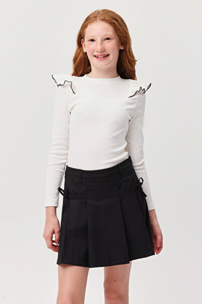 PAULMARK بلوزة بناتي بتفاصيل كتف