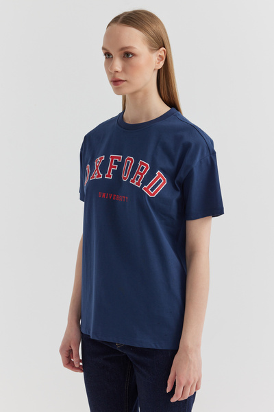 PAULMARK Femeie cu imprimeu basic tricou