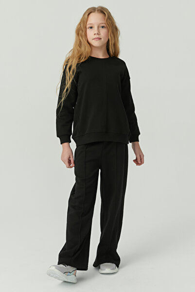 PAULMARK Girl's Elastic Waist Sweat Bottoms