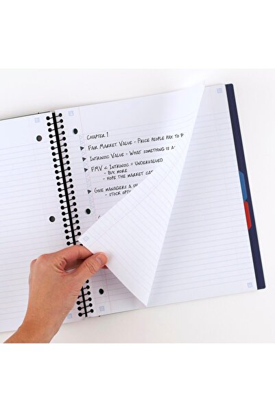 Generic Five Star Advance 3-Subject Spiral Notebook, College Ruled, 150 Sheets (300 Pages), 11 x 8.5 in, Pac