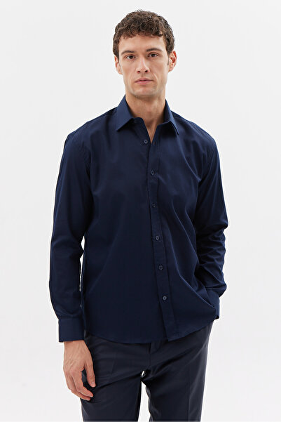 PAULMARK Cămașă clasică pentru bărbați, cu croiala normală