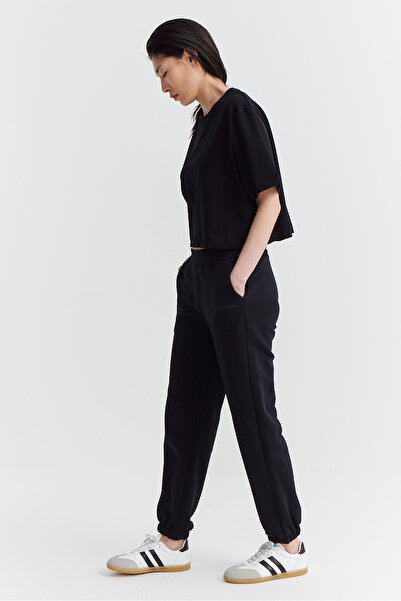 PAULMARK Women's Sweat Bottoms with Elastic Waist and Legs