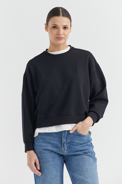 PAULMARK Γυναικείο κοντό μπλουζάκι oversized