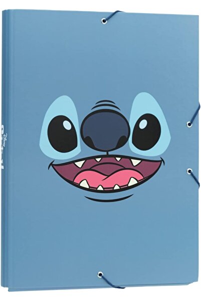 Generic A4 3-Fold Disney Stitch Tropical Folder – Document Organizer, 34 × 25.5 cm