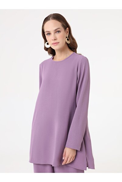Refka Aerobin Basic Tunic&Pants Double Set - Purple -