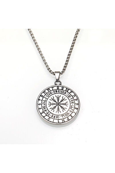 Viking Nordic Mythology Raven Tree of Life S+ Quality 316L Stainless Steel Non-Tarnish Necklace