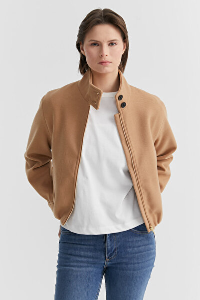 PAULMARK Women's Collar Detailed Slim Coat