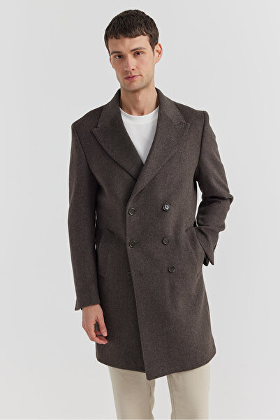 PAULMARK Men's Classic Long Coat