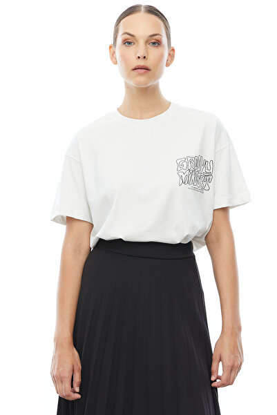 PAULMARK Oversized T-Shirt with Writing on the Back