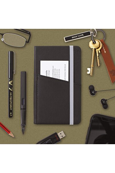 İF Bokaro Pocket Notebook, A6, Black, 192 Pages