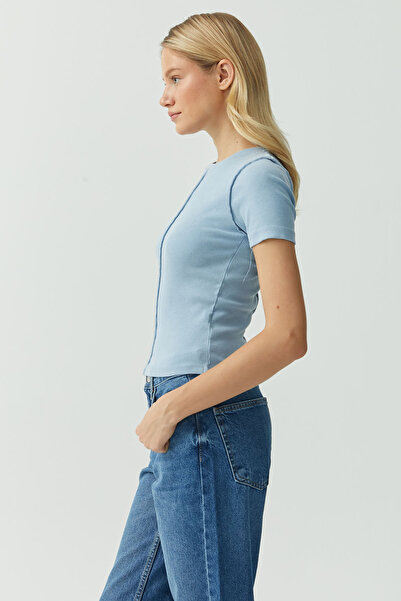 PAULMARK Women's Reverse Stitch T-Shirt