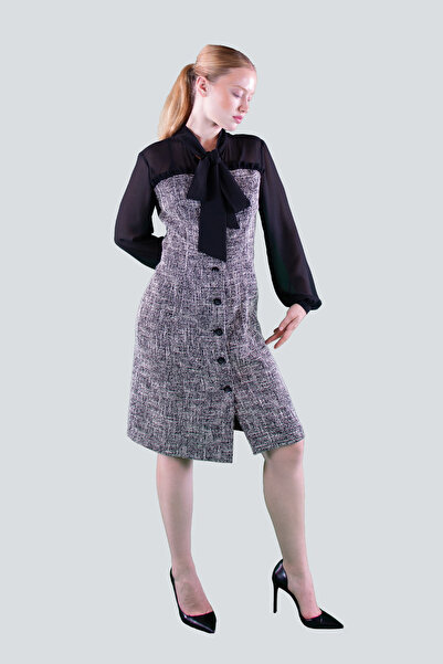 IDYL Collar Bow Tie Dress