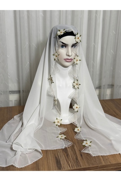 DEVSER Needlepoint Prayer Head Scarf