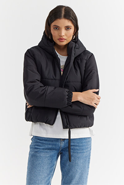 PAULMARK Women's Hooded Short Coat