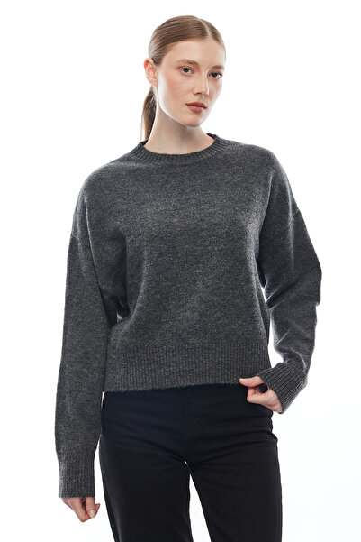 PAULMARK Γυναικείο Πλεκτό πουλόβερ με λαιμόκοψη