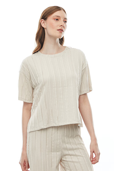 PAULMARK Μπλούζα με λεπτομέρεια ραφής