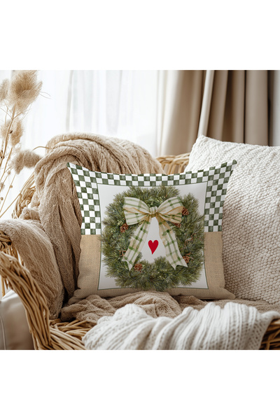 Evmila Венец модел кадифена калъфка за възглавница 43x43 cm двустранно отпеча...