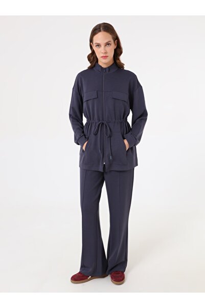 Benin Modern Cut Double Suit - Anthracite -