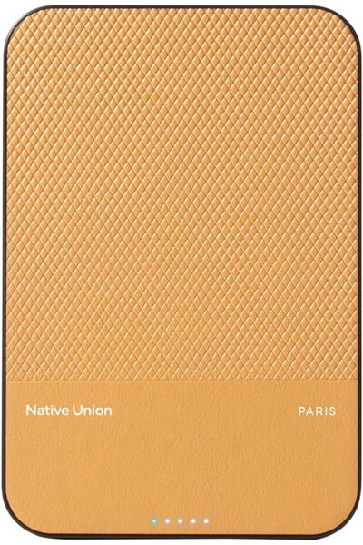 Native Union (RE) بنك طاقة كلاسيكي 5000 مللي أمبير/ساعة - Kraft، متوافق مع MagSafe