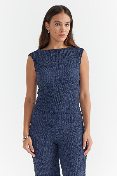 PAULMARK Дамска блуза без ръкави, плетена