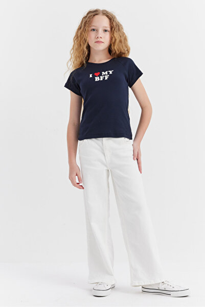 PAULMARK Παντελόνι με φαρδύ πόδι για κορίτσια