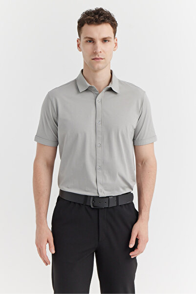 PAULMARK Ανδρικό κοντομάνικο πουκάμισο